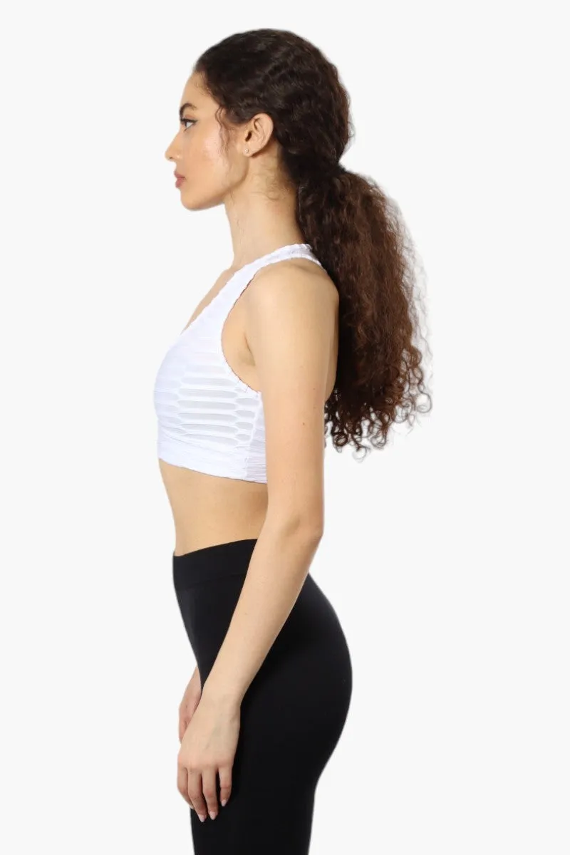 Toxika Basic Waffle Tank Top - White