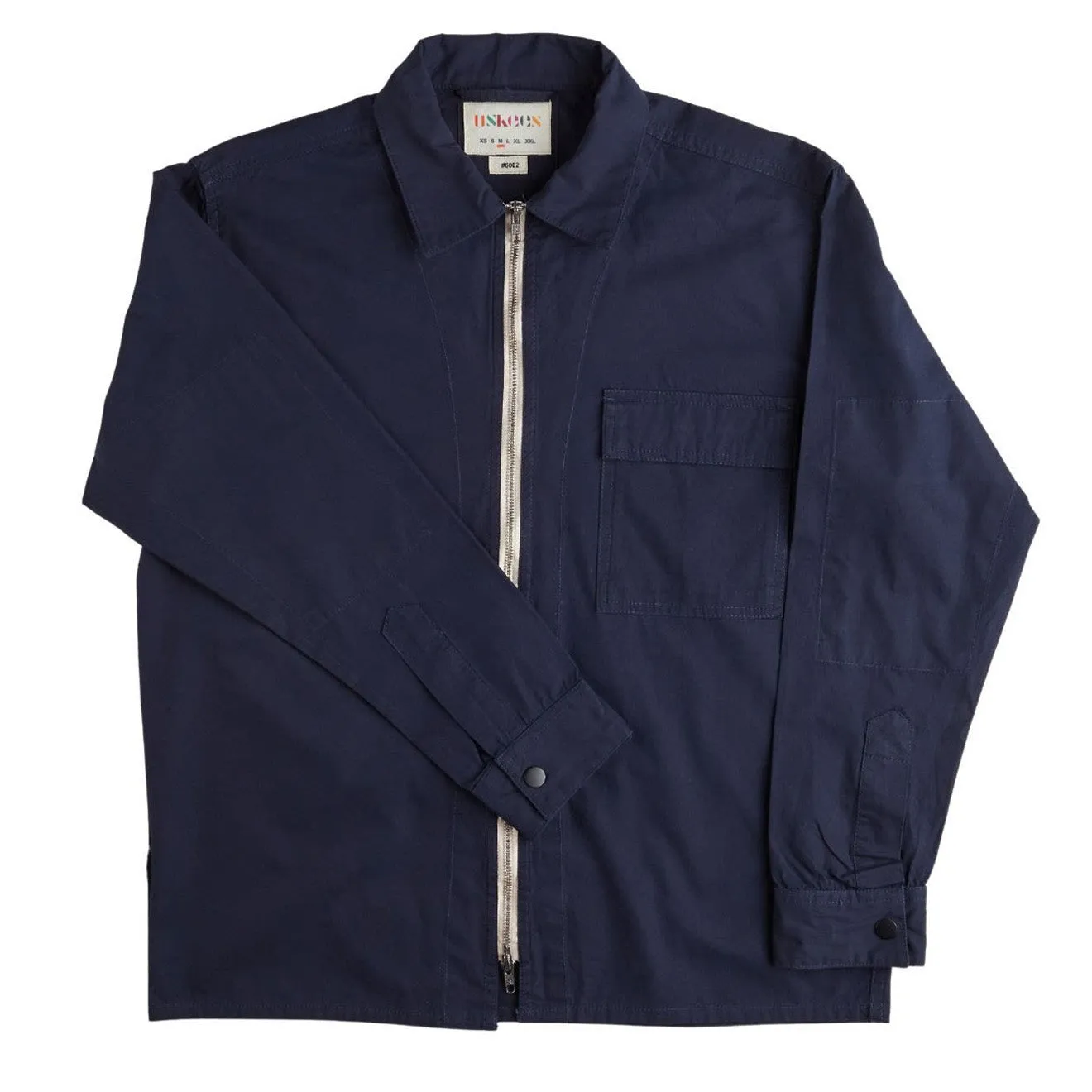 Uskees Lightweight Zip-Front Jacket Midnight Blue