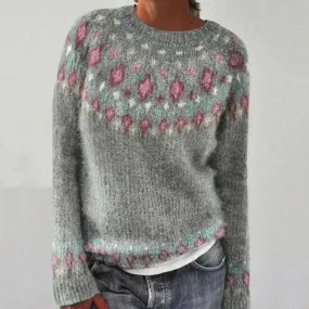 Vintage Winter Casual Long Sleeve Knitted Sweater