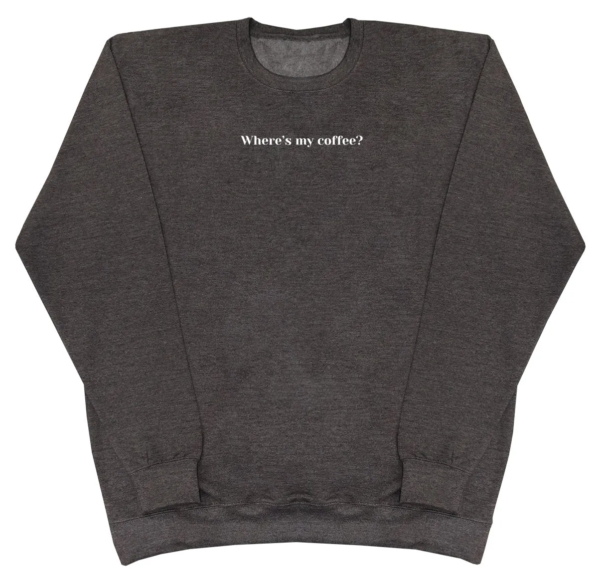Where's my coffee? - Kids Oversized Comfy Sweater