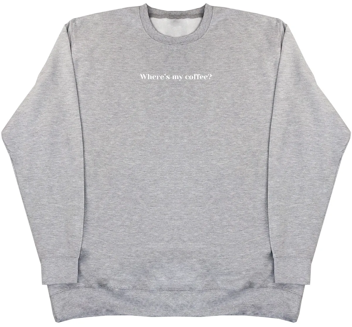 Where's my coffee? - Kids Oversized Comfy Sweater