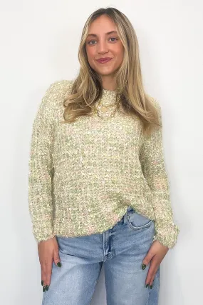 Winter Sherbet Pastel Knit Sweater