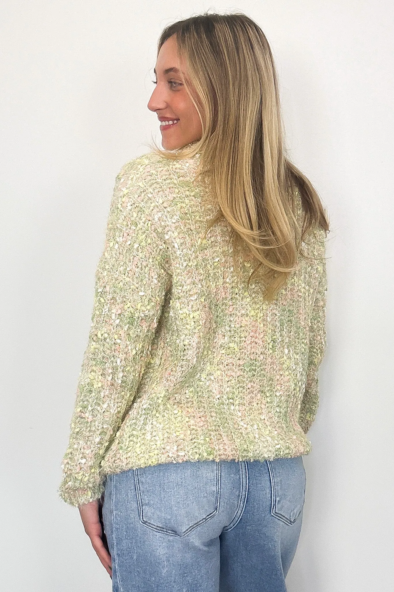 Winter Sherbet Pastel Knit Sweater