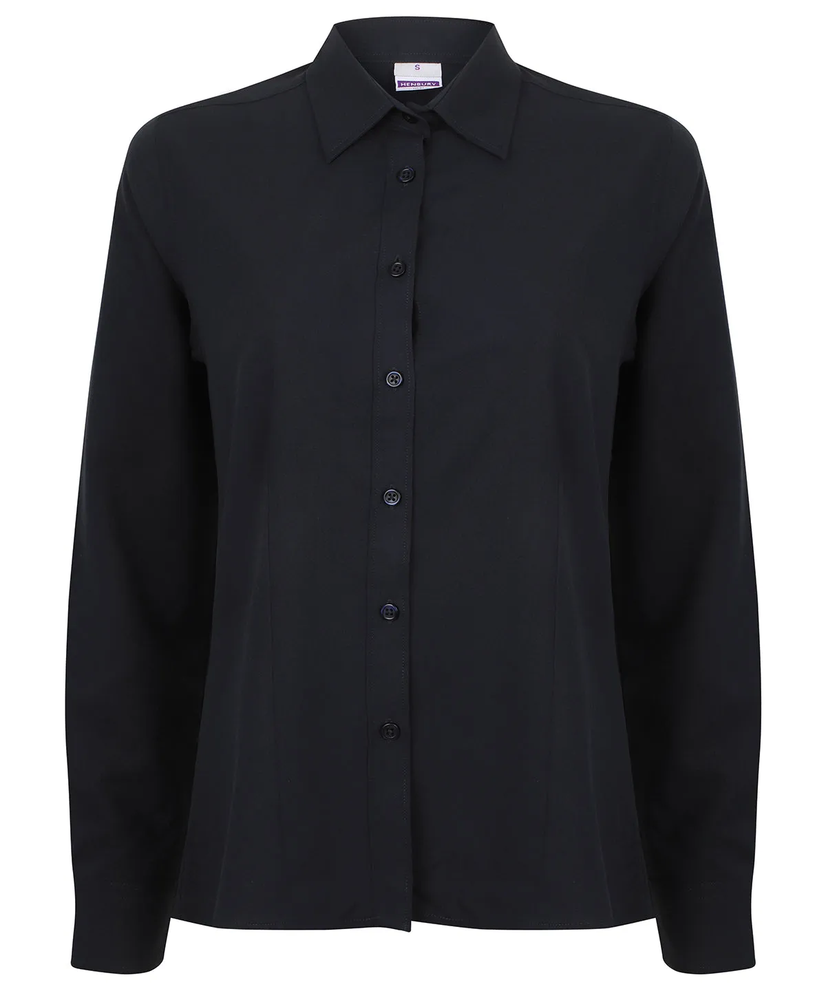 Womens wicking antibacterial long sleeve shirt | Navy