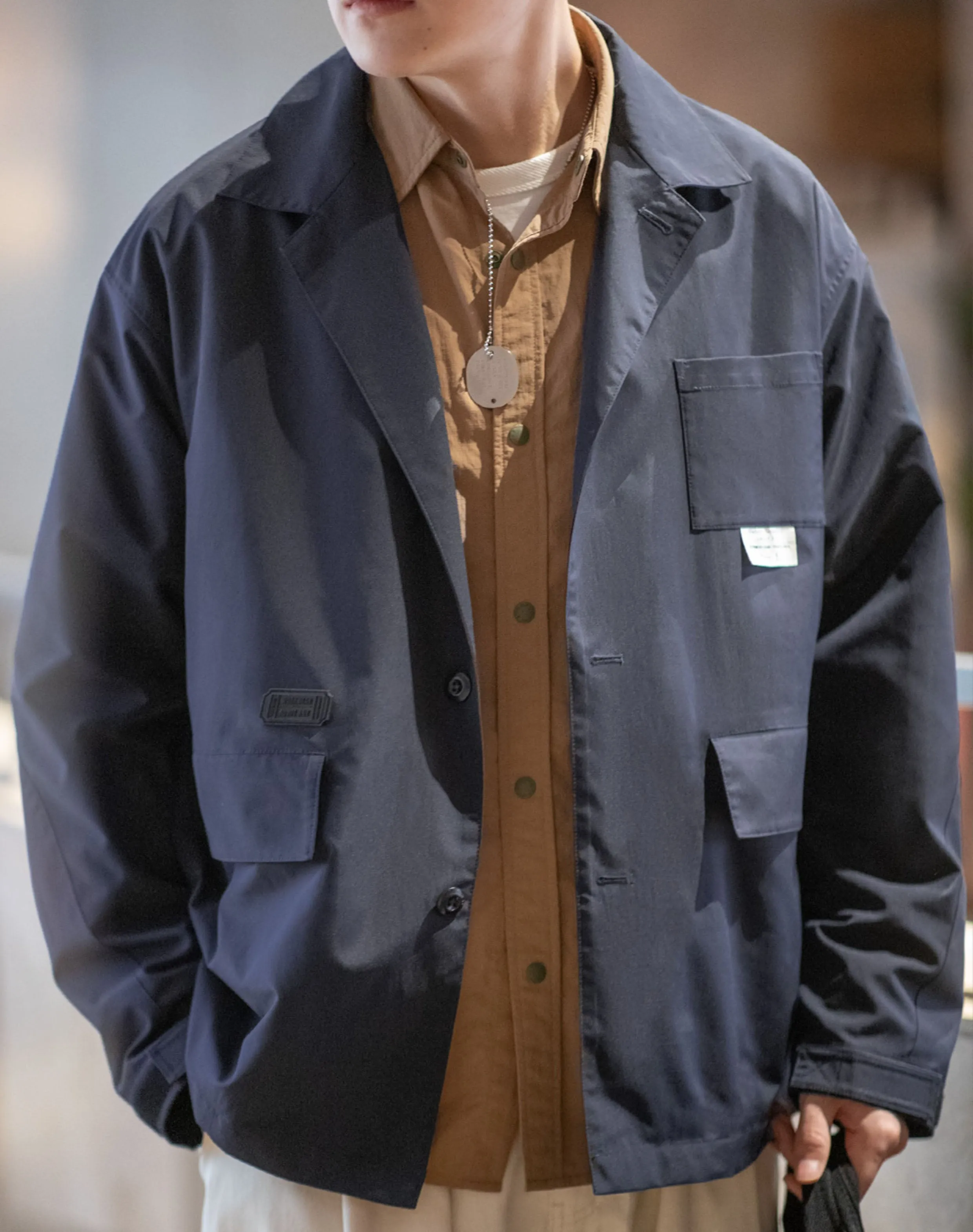 Workwear Mountain Outdoor Multi-Pocket Casual Versatile Men's Jacket