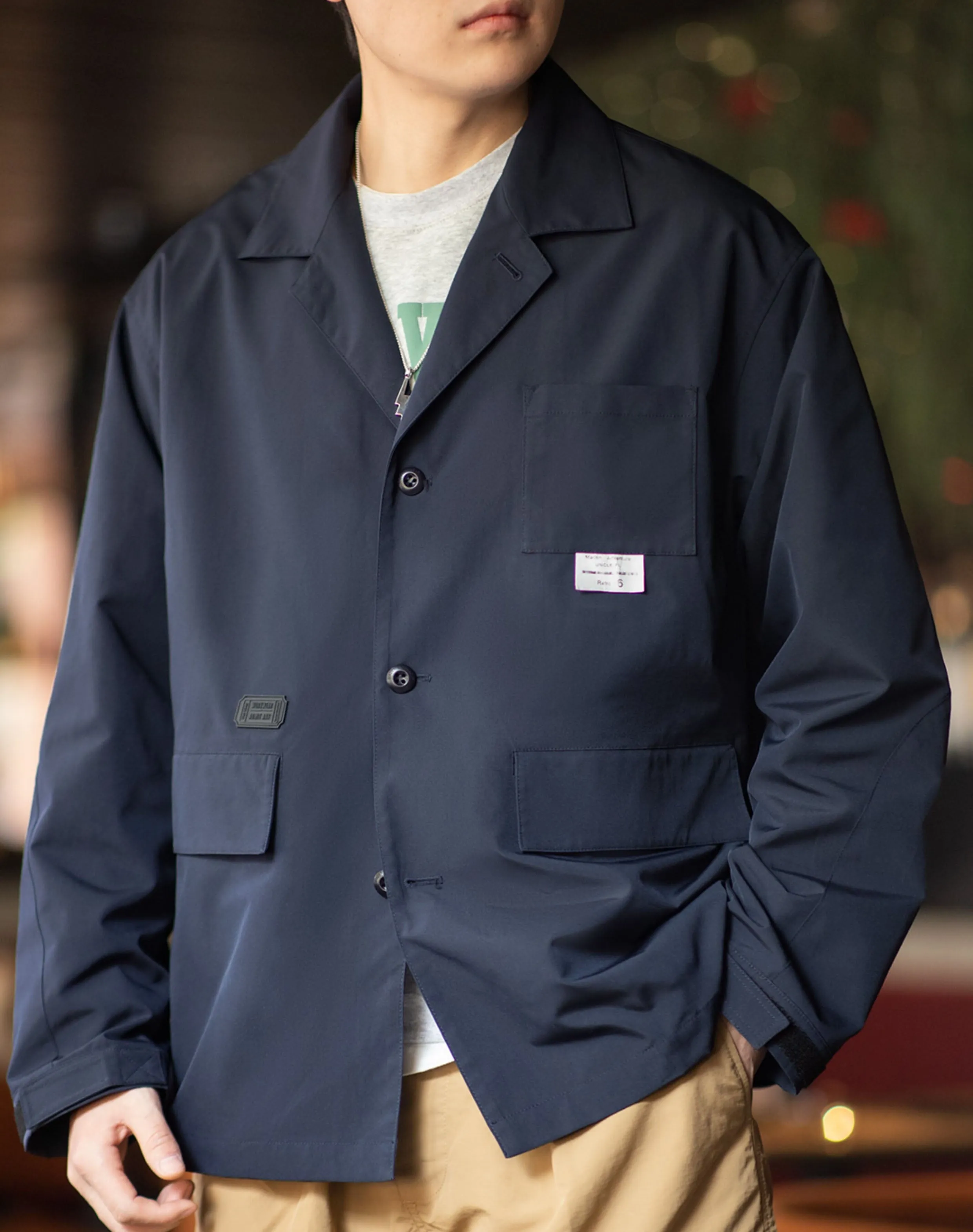Workwear Mountain Outdoor Multi-Pocket Casual Versatile Men's Jacket