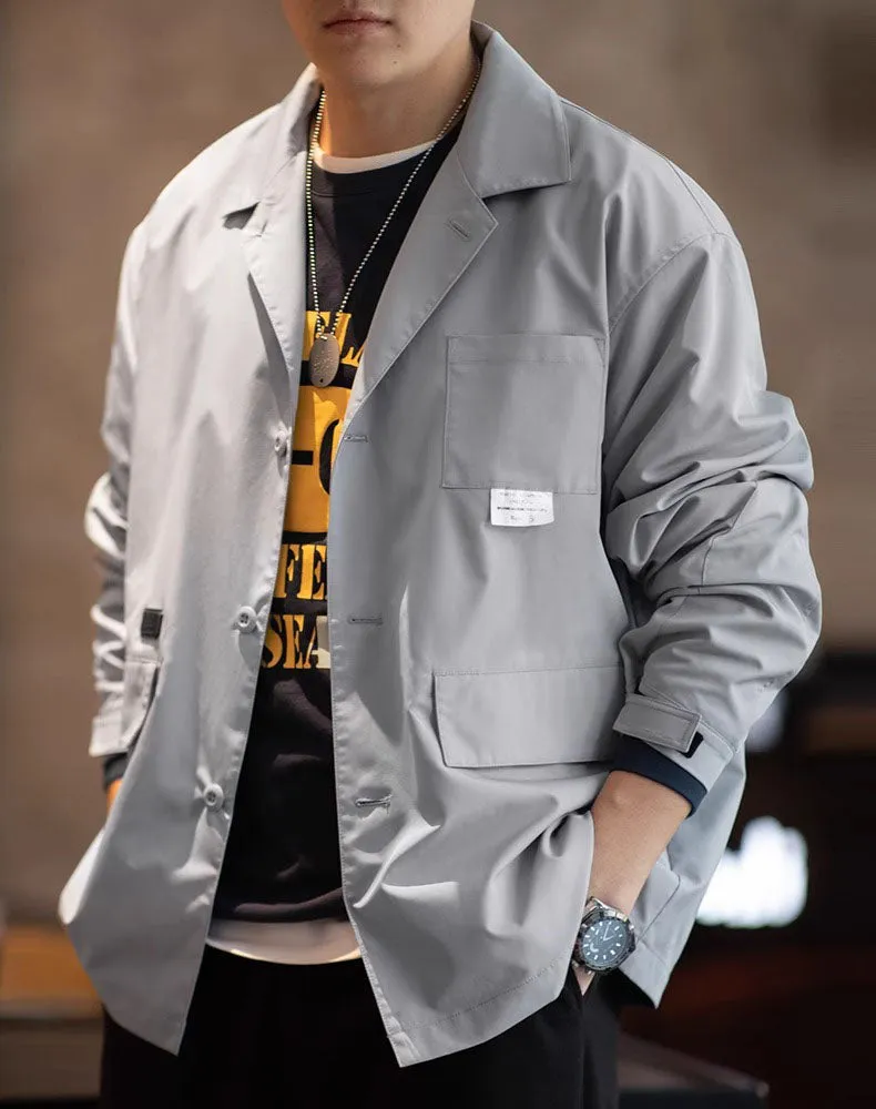 Workwear Mountain Outdoor Multi-Pocket Casual Versatile Men's Jacket
