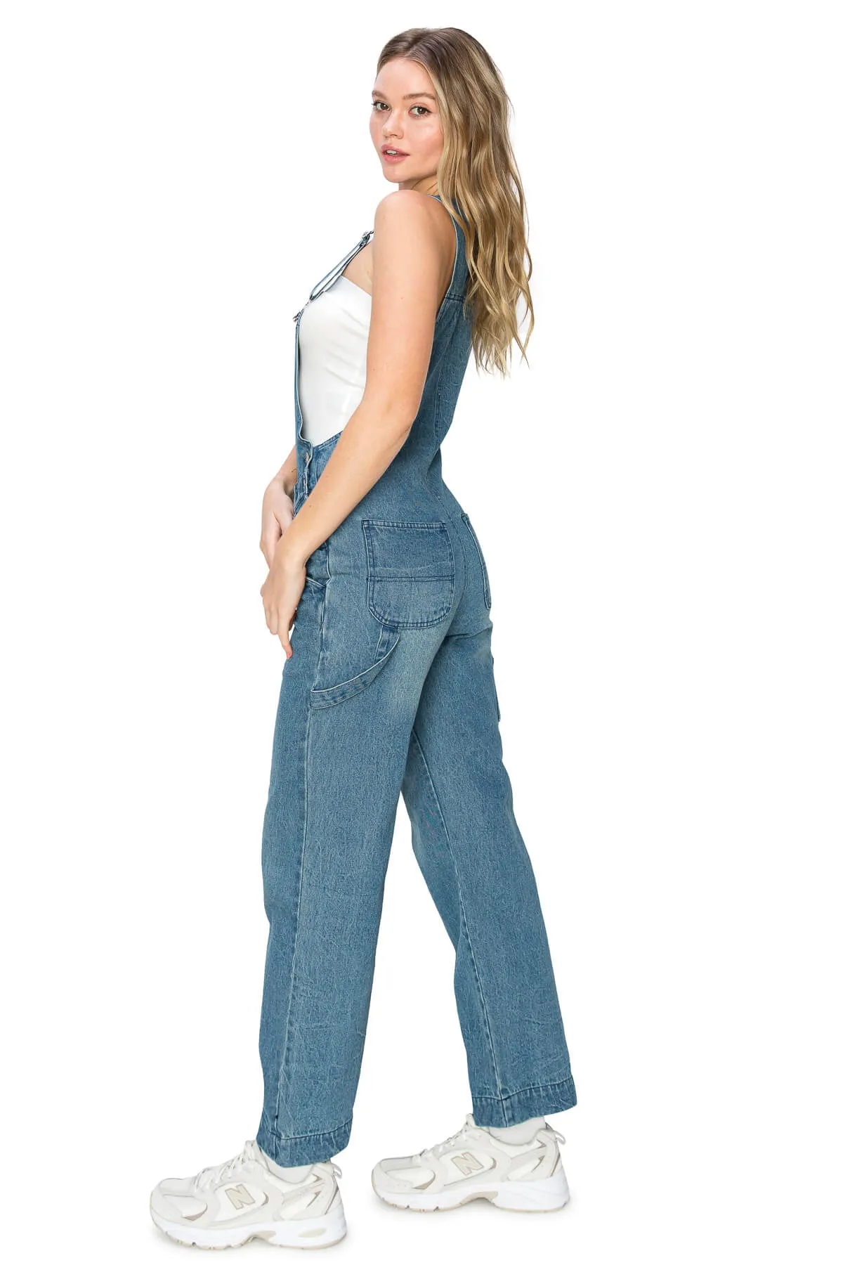 Workwear Overalls - Medium Wash