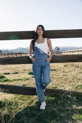 Workwear Overalls - Medium Wash